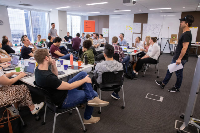 PowerProv at the University of Sydney MBA Program - Improv for Business Classes, Workshops - Fun Team Building Ideas, Best Staff Training, for Leadership, Learning and Development, Human Resources HR, and People and Culture