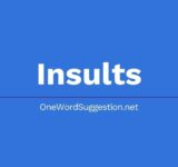 One Word Suggestion Podcast: Insults
