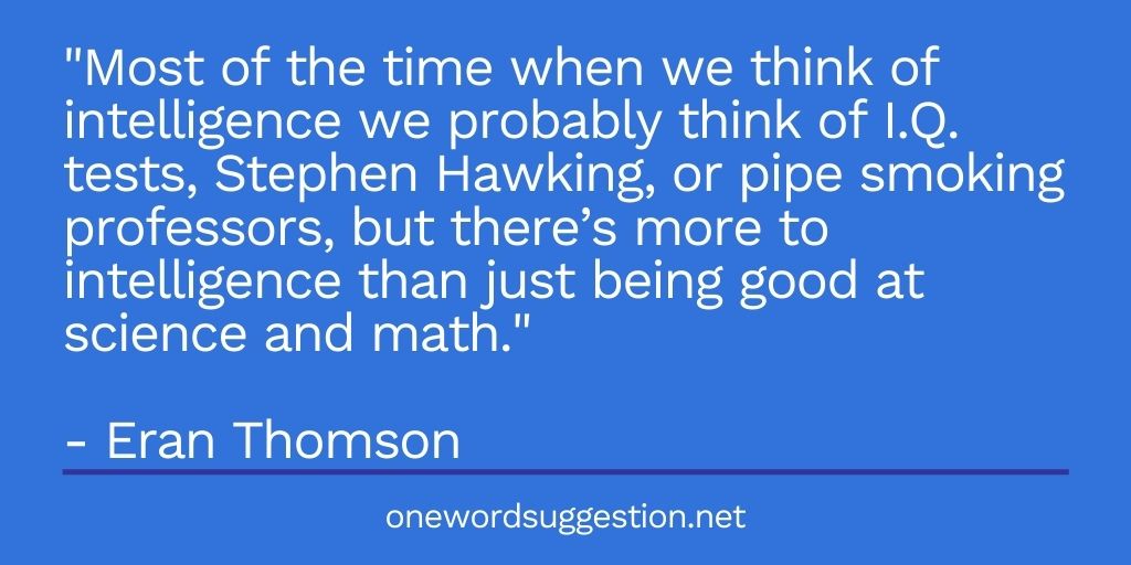 one word suggestion intelligence