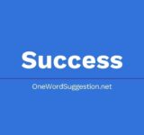 one word suggestion success