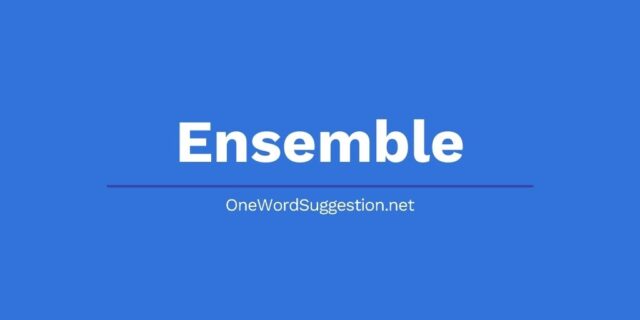 One Word Suggestion Podcast: Ensemble 1 One Word Suggestion Podcast: Ensemble 1